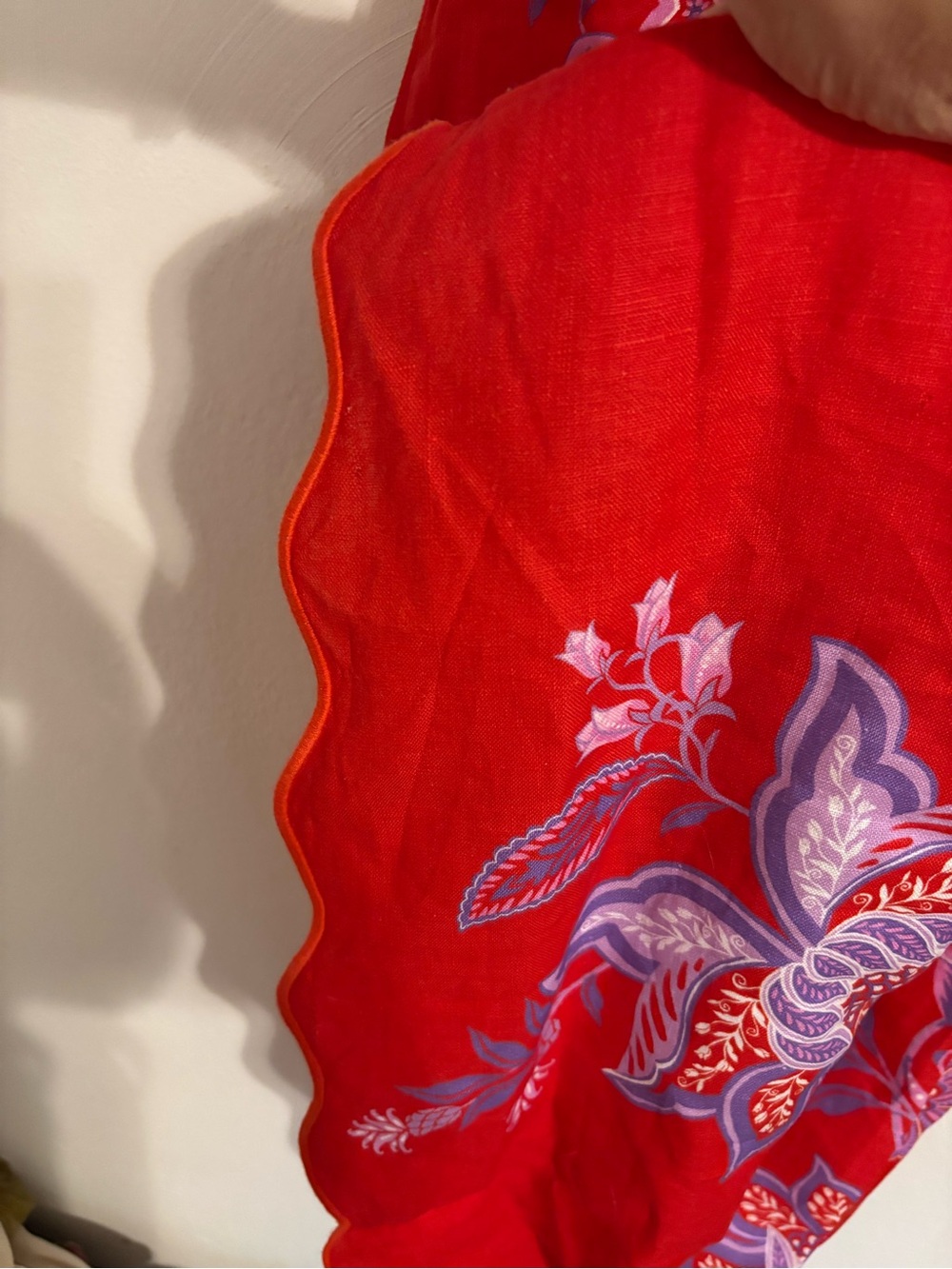 Farm Rio Porcelain Red Midi Dress - Picture 10 of 10